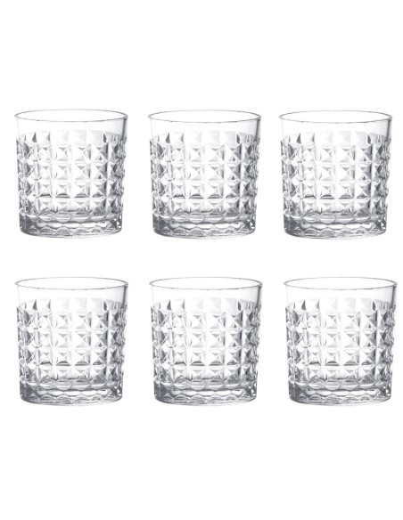 Set 6 bicchieri acqua in vetro Artica Tognana