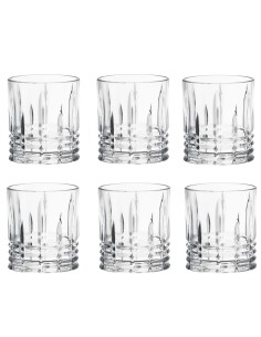 Set 6 bicchieri acqua in vetro Lotus Tognana