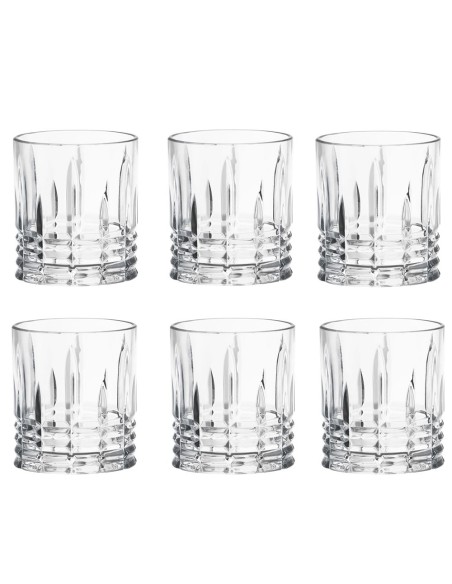 Set 6 bicchieri acqua in vetro Lotus Tognana