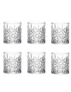 Set 6 bicchieri acqua in vetro Vendome Tognana