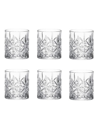 Set 6 bicchieri acqua in vetro Vendome Tognana