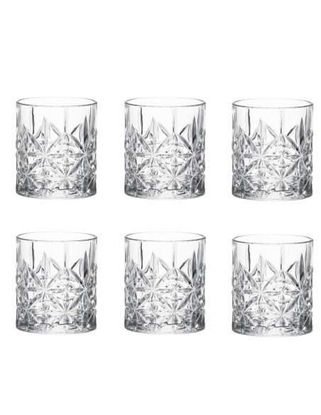 Set 6 bicchieri acqua in vetro Vendome Tognana