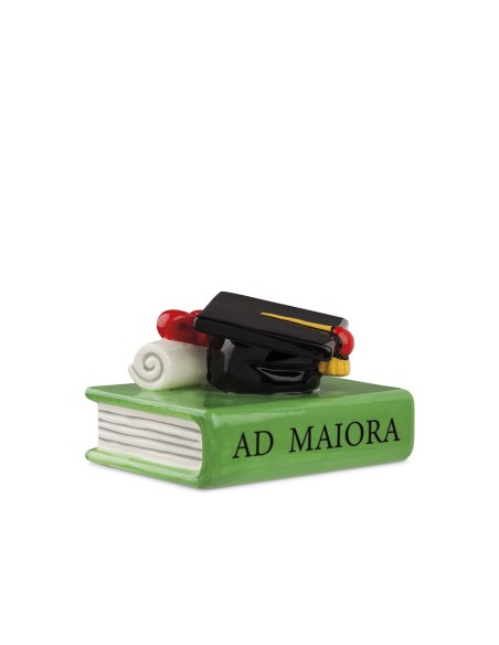 Libro con Pergamena e Tocco laurea Egan