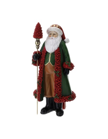 Babbo Natale con bacche rosse Hervit