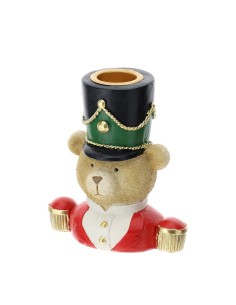 Portacandela orsetto natalizio Hervit 2