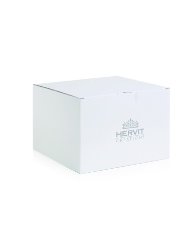 Sfera in vetro con luce led e base rotante Hervit