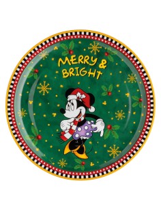 Piatto Panettone Minnie natalizio Disney Winter Magic Egan