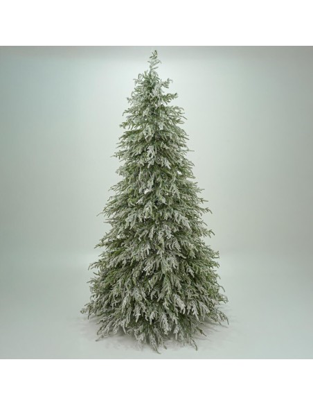 Albero di Natale Innevato con Luci Led CHAMONIX