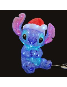Statua Natalizia Stitch Disney luminosa Mis. h.52 cm. 2