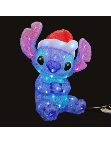 Statua Natalizia Stitch Disney luminosa Mis. h.52 cm.