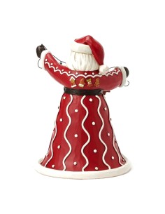Babbo Natale con biscotti natalizi pan di zenzero 24 cm Jim Shore 2