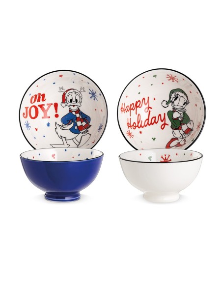 Set 2 Coppette Paperino e Paperina natalizi Disney Winter Magic Egan