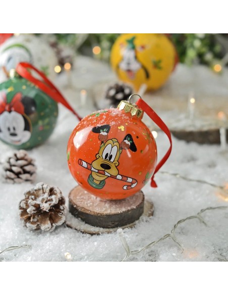 Palla di Natale Pluto natalizio Disney Winter Magic Egan