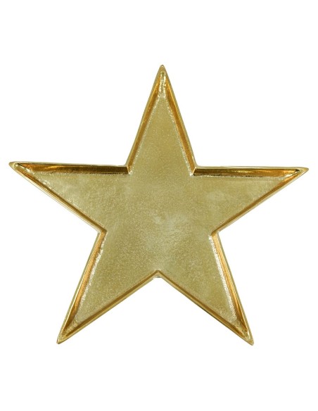 Alzatina stella in alluminio dorato Stilè