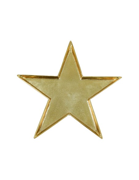 Alzatina stella in alluminio dorato Stilè