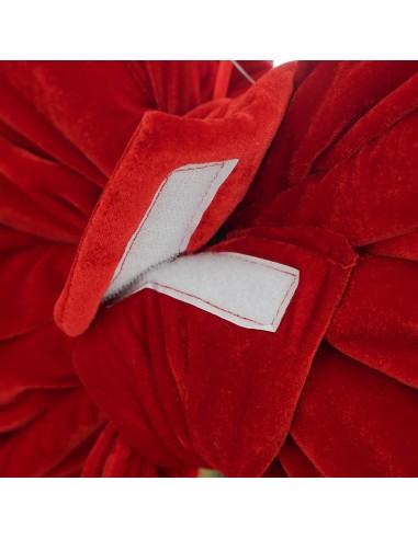 Puntale Fiocco in velluto rosso Stilè