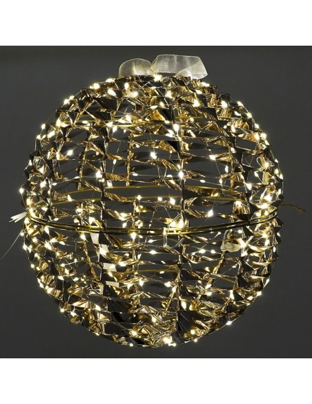 Sfera luminosa in metallo con microled Stilè