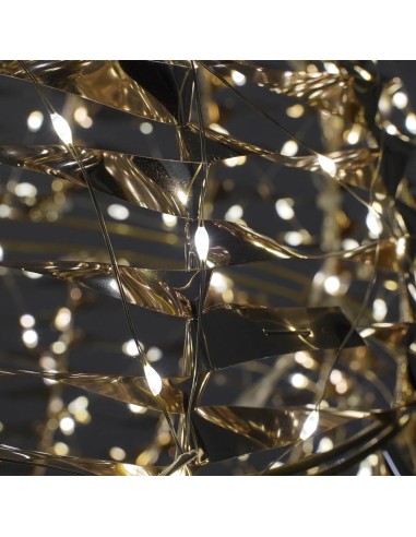 Sfera luminosa in metallo con microled Stilè