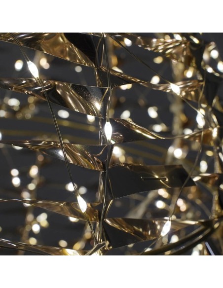 Sfera luminosa in metallo con microled Stilè