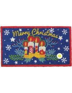 Zerbino natalizio blu Merry Christmas Montemaggi