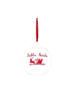 Sfera natalizia Babbo Natale sta arrivando Simple Day 2