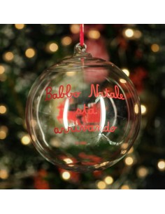 Sfera natalizia Babbo Natale sta arrivando Simple Day