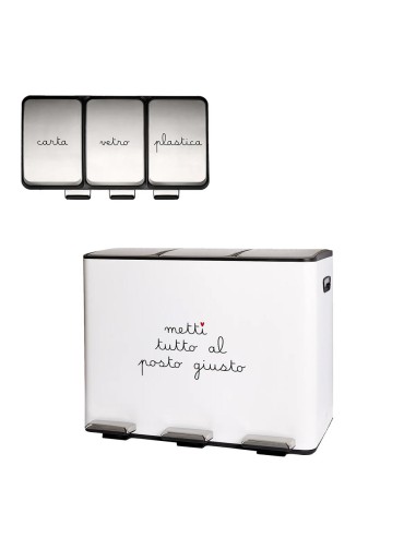 Pattumiera Metti tutto al posto giusto Simple Day