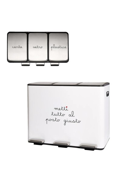 Pattumiera Metti tutto al posto giusto Simple Day