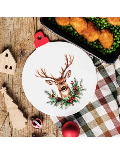 Sottopentola natalizio palla Cervo Simple Day