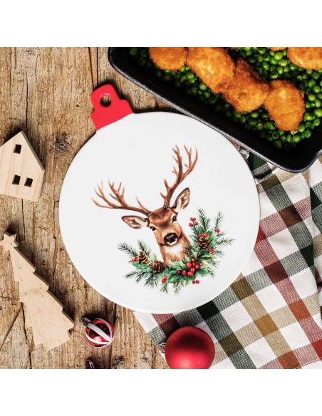 Sottopentola natalizio palla Cervo Simple Day