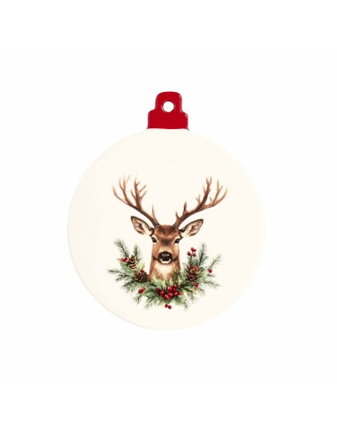 Sottopentola natalizio palla Cervo Simple Day