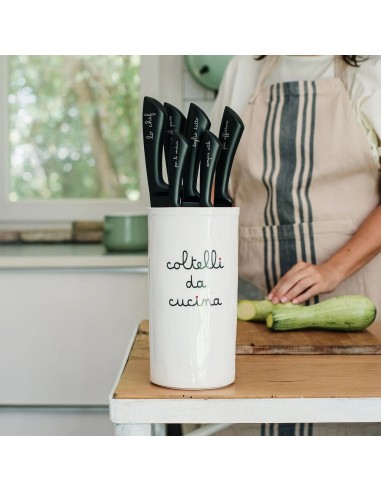Portacoltelli da cucina in gres Simple Day