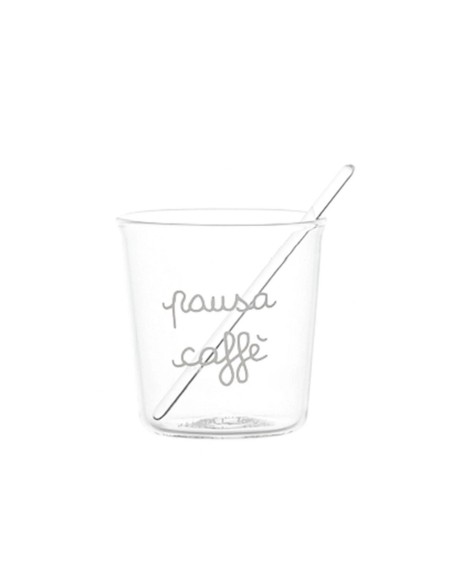 Set 4 Bicchierini espresso Pausa caffè Simple Day