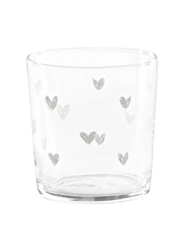 Set 6 Bicchieri Acqua tappezzato da cuori Simple Day