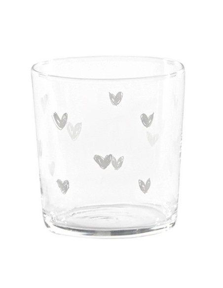 Set 6 Bicchieri Acqua tappezzato da cuori Simple Day