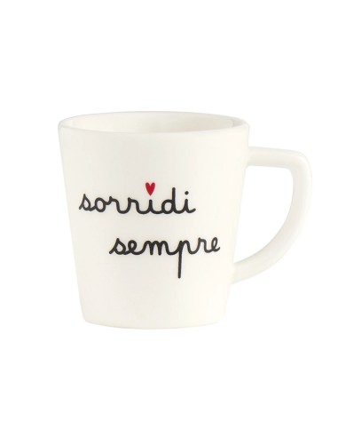Set 2 Tazzine espresso Sorridi sempre Simple Day