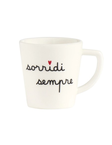 Set 2 Tazzine espresso Sorridi sempre Simple Day