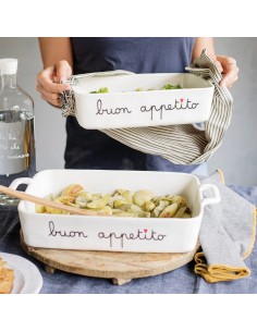 Pirofila bianca Buon appetito Simple Day