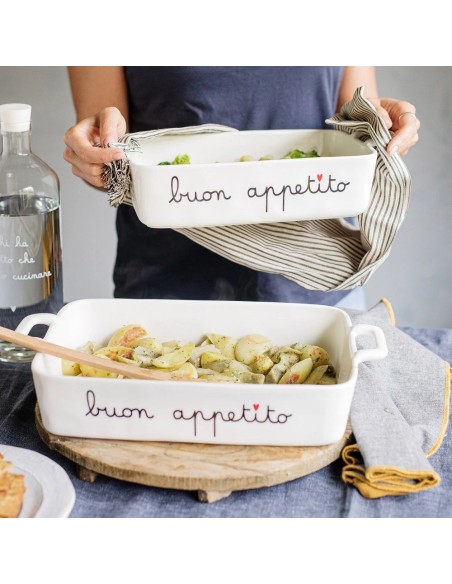 Pirofila bianca Buon appetito Simple Day