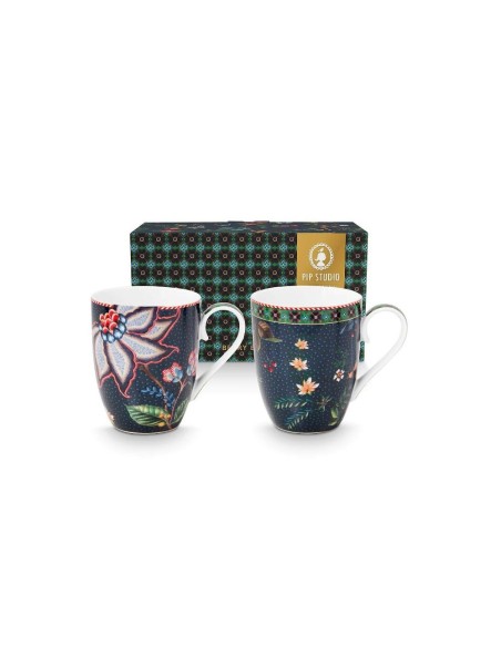 Set 2 mugs Large berry blues Pip Studio