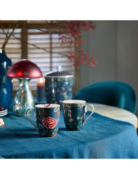 Set 2 mugs Large berry blues Pip Studio