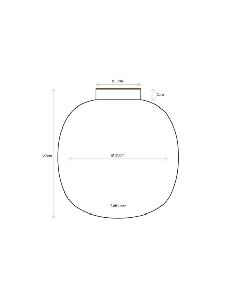 Vaso in metallo verde Pip Studio