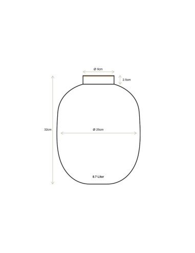 Vaso in metallo Khaki Pip Studio