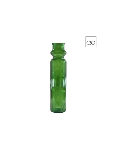 Vaso alto Arayas in vetro verde Ambroso