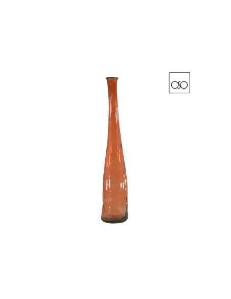 Vaso Bottiglia Blues in vetro cognac Ambroso