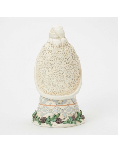 Babbo Natale con cestino e campanelle Jim Shore