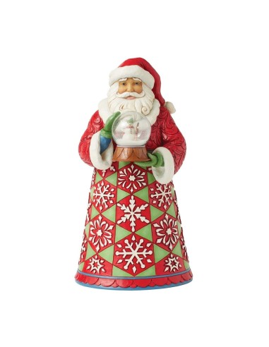 Babbo Natale con palla di neve Jim Shore