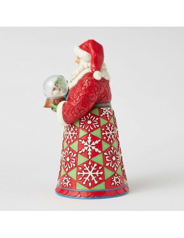 Babbo Natale con palla di neve Jim Shore
