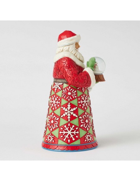 Babbo Natale con palla di neve Jim Shore