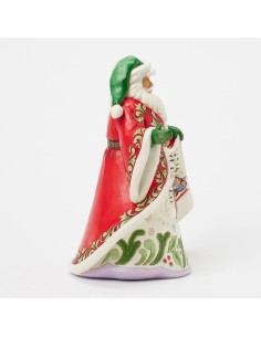 Babbo Natale con scena invernale Jim Shore 2